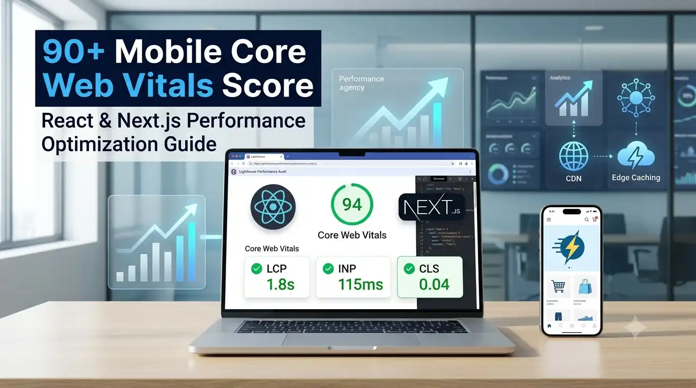 90+ Mobile Core Web Vitals Score