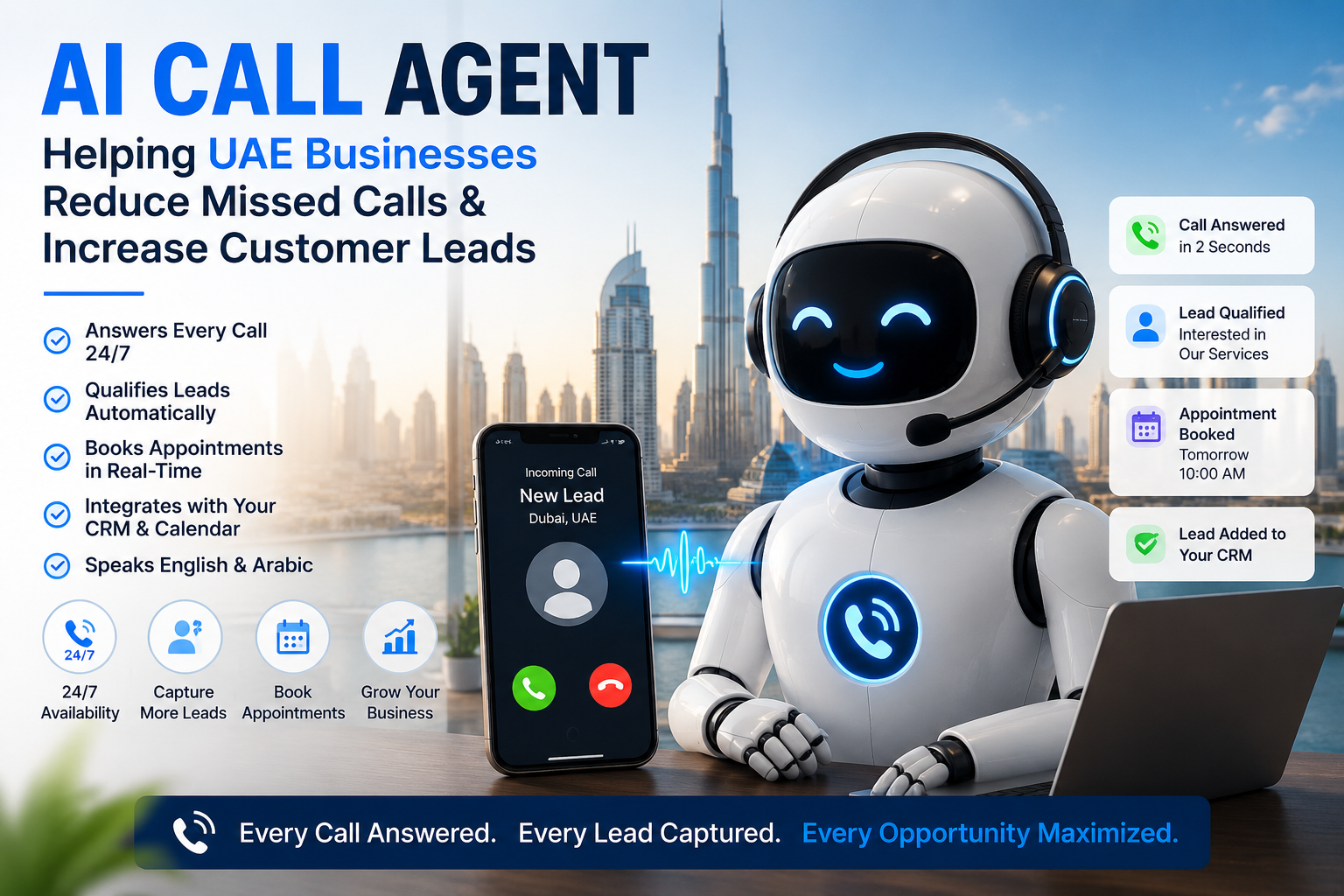 Every Missed Call Is Lost Revenue: How AI Call Agents Help UAE Businesses Win More Customers